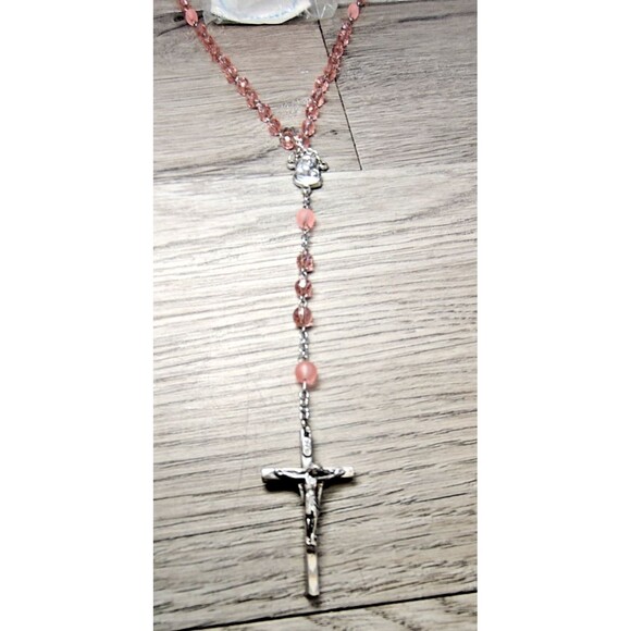 Vintage Knights of Columbus Catholic Saint Mary Rosary-Made In Italy - Picture 7 of 11